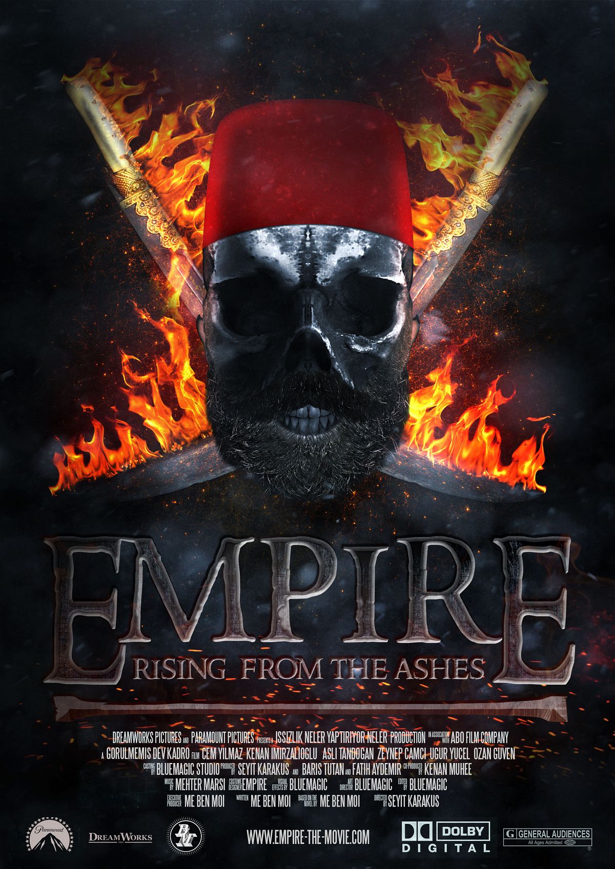 Empire Rising From The Ashes - movie poster - film afisi